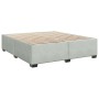Estructura de cama de terciopelo gris claro 180x200 cm de , Camas y somieres - Ref: Foro24-3284649, Precio: 232,97 €, Descuen...