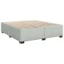 Light gray velvet bed frame 180x200 cm by , Beds and slatted bases - Ref: Foro24-3284649, Price: 231,30 €, Discount: %