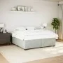 Light gray velvet bed frame 180x200 cm by , Beds and slatted bases - Ref: Foro24-3284649, Price: 231,30 €, Discount: %