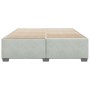 Estructura de cama de terciopelo gris claro 180x200 cm de , Camas y somieres - Ref: Foro24-3284649, Precio: 232,97 €, Descuen...
