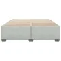 Estructura de cama de terciopelo gris claro 180x200 cm de , Camas y somieres - Ref: Foro24-3284649, Precio: 231,30 €, Descuen...