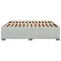 Light gray velvet bed frame 180x200 cm by , Beds and slatted bases - Ref: Foro24-3284649, Price: 231,30 €, Discount: %