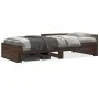 Estructura de cama madera de ingeniería roble marrón 75x190 cm de , Camas y somieres - Ref: Foro24-849599, Precio: 86,62 €, D...
