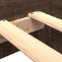 Estructura de cama madera de ingeniería roble marrón 75x190 cm de , Camas y somieres - Ref: Foro24-849599, Precio: 86,62 €, D...