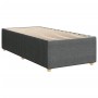 Single bed frame in dark gray fabric by , Beds and slatted bases - Ref: Foro24-3285072, Price: 126,57 €, Discount: %