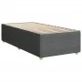 Single bed frame in dark gray fabric by , Beds and slatted bases - Ref: Foro24-3285072, Price: 125,80 €, Discount: %
