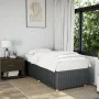 Single bed frame in dark gray fabric by , Beds and slatted bases - Ref: Foro24-3285072, Price: 125,80 €, Discount: %