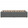 Single bed frame in dark gray fabric by , Beds and slatted bases - Ref: Foro24-3285072, Price: 126,57 €, Discount: %