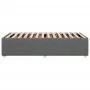 Single bed frame in dark gray fabric by , Beds and slatted bases - Ref: Foro24-3285072, Price: 125,80 €, Discount: %