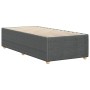 Single bed frame in dark gray fabric by , Beds and slatted bases - Ref: Foro24-3285072, Price: 126,57 €, Discount: %