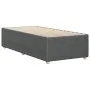 Single bed frame in dark gray fabric by , Beds and slatted bases - Ref: Foro24-3285072, Price: 125,80 €, Discount: %