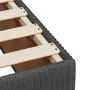 Single bed frame in dark gray fabric by , Beds and slatted bases - Ref: Foro24-3285072, Price: 125,80 €, Discount: %
