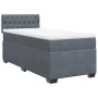 Cama box spring individual con colchón terciopelo gris oscuro de , Camas y somieres - Ref: Foro24-3288772, Precio: 337,26 €, ...