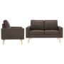 Brown fabric 2-piece sofa set by vidaXL, Sofas - Ref: Foro24-3056616, Price: 498,52 €, Discount: %