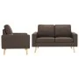 Brown fabric 2-piece sofa set by vidaXL, Sofas - Ref: Foro24-3056616, Price: 487,10 €, Discount: %