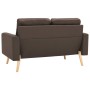 Juego de sofás 2 piezas de tela marrón de vidaXL, Sofás - Ref: Foro24-3056616, Precio: 498,52 €, Descuento: %