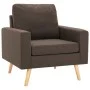 Brown fabric 2-piece sofa set by vidaXL, Sofas - Ref: Foro24-3056616, Price: 487,10 €, Discount: %