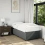 Cama box spring con colchón tela gris oscuro 90x190 cm de , Camas y somieres - Ref: Foro24-3285177, Precio: 330,57 €, Descuen...
