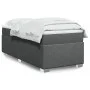 Box spring bed with dark gray fabric mattress 90x190 cm by , Beds and slatted bases - Ref: Foro24-3285177, Price: 330,58 €, D...