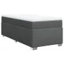 Cama box spring con colchón tela gris oscuro 90x190 cm de , Camas y somieres - Ref: Foro24-3285177, Precio: 330,57 €, Descuen...