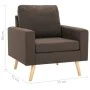 Brown fabric 2-piece sofa set by vidaXL, Sofas - Ref: Foro24-3056616, Price: 487,10 €, Discount: %