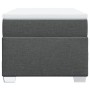 Box spring bed with dark gray fabric mattress 90x190 cm by , Beds and slatted bases - Ref: Foro24-3285177, Price: 330,66 €, D...