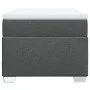 Box spring bed with dark gray fabric mattress 90x190 cm by , Beds and slatted bases - Ref: Foro24-3285177, Price: 330,58 €, D...