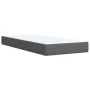 Box spring bed with dark gray fabric mattress 90x190 cm by , Beds and slatted bases - Ref: Foro24-3285177, Price: 330,58 €, D...