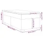 Box spring bed with dark gray fabric mattress 90x190 cm by , Beds and slatted bases - Ref: Foro24-3285177, Price: 330,58 €, D...