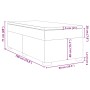 Boxspringbett mit dunkelgrauem Stoffmatratze 90x190 cm. von , Betten und Lattenroste - Ref: Foro24-3285177, Preis: 336,45 €, ...