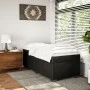 Box spring bed with black synthetic leather mattress 90x190 cm by , Beds and slatted bases - Ref: Foro24-3285189, Price: 322,...