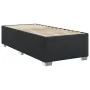 Box spring bed with black synthetic leather mattress 90x190 cm by , Beds and slatted bases - Ref: Foro24-3285189, Price: 322,...