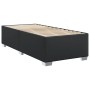 Boxspring-Bett mit schwarzer Kunstleder-Matratze 90x190 cm. von , Betten und Lattenroste - Ref: Foro24-3285189, Preis: 313,75...