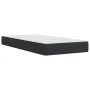 Box spring bed with black synthetic leather mattress 90x190 cm by , Beds and slatted bases - Ref: Foro24-3285189, Price: 322,...
