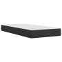 Boxspring-Bett mit schwarzer Kunstleder-Matratze 90x190 cm. von , Betten und Lattenroste - Ref: Foro24-3285189, Preis: 313,75...