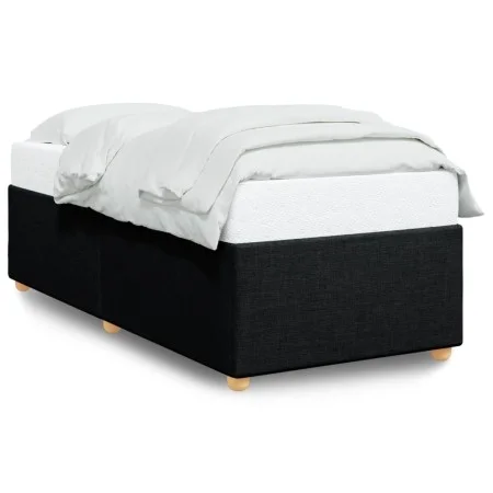 Estructura de cama de tela negro 80x200 cm de , Camas y somieres - Ref: Foro24-3284689, Precio: 116,70 €, Descuento: %
