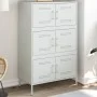 White steel sideboard 68x39x113 cm by , Sideboards - Ref: Foro24-842963, Price: 150,27 €, Discount: %