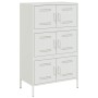 Aparador de acero blanco 68x39x113 cm de , Aparadores - Ref: Foro24-842963, Precio: 151,92 €, Descuento: %