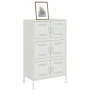 White steel sideboard 68x39x113 cm by , Sideboards - Ref: Foro24-842963, Price: 150,27 €, Discount: %