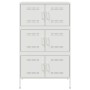 Weißer Stahlschrank 68x39x113 cm von , Sideboards - Ref: Foro24-842963, Preis: 151,99 €, Rabatt: %