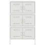 White steel sideboard 68x39x113 cm by , Sideboards - Ref: Foro24-842963, Price: 150,27 €, Discount: %