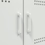 Weißer Stahlschrank 68x39x113 cm von , Sideboards - Ref: Foro24-842963, Preis: 151,99 €, Rabatt: %