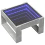 Coffee table with Infinity LED concrete gray 50x53x30 cm by , Coffee table - Ref: Foro24-847626, Price: 74,57 €, Discount: %