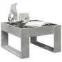 Tisch mit Infinity LED in Betonoptik, grau, 50x53x30 cm von , Couchtisch - Ref: Foro24-847626, Preis: 74,57 €, Rabatt: %
