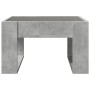 Mesa de centro con Infinity LED gris hormigón 50x53x30 cm de , Mesas de centro - Ref: Foro24-847626, Precio: 77,97 €