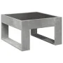 Coffee table with Infinity LED concrete gray 50x53x30 cm by , Coffee table - Ref: Foro24-847626, Price: 74,57 €, Discount: %