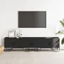 TV-Möbel aus schwarzem Ingenieurholz 180x34x41 cm von , TV-Möbel - Ref: Foro24-848589, Preis: 125,65 €, Rabatt: %