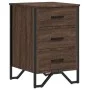 Engineered wood brown oak bedside table 40x41x60 cm by , Nightstands - Ref: Foro24-848528, Price: 70,59 €, Discount: %