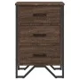 Engineered wood brown oak bedside table 40x41x60 cm by , Nightstands - Ref: Foro24-848528, Price: 70,59 €, Discount: %