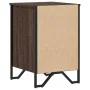 Engineered wood brown oak bedside table 40x41x60 cm by , Nightstands - Ref: Foro24-848528, Price: 70,59 €, Discount: %